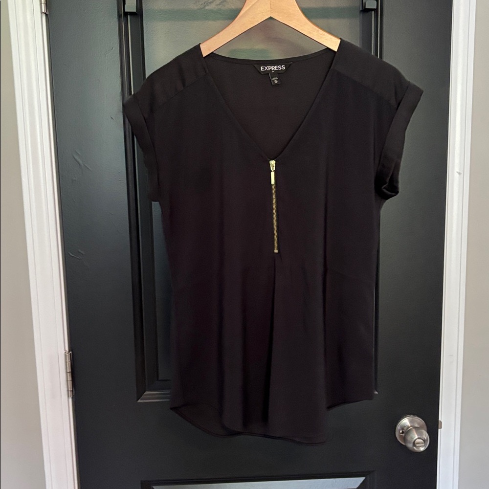 Express Black Blouse